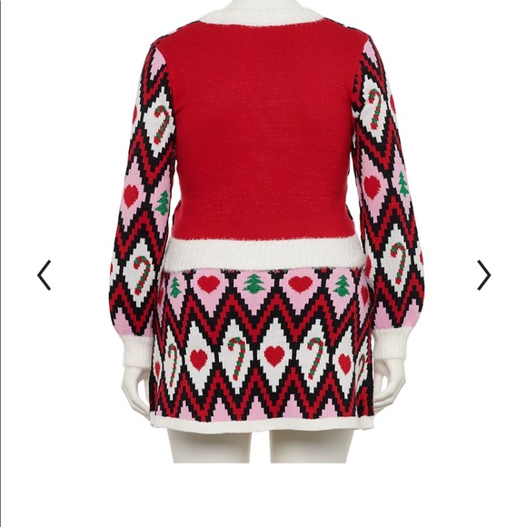 🧵HOST PICK 🧶NWT Sz Jr LG cardigan & skirt. Steal the spotlight! - Picture 2 of 4